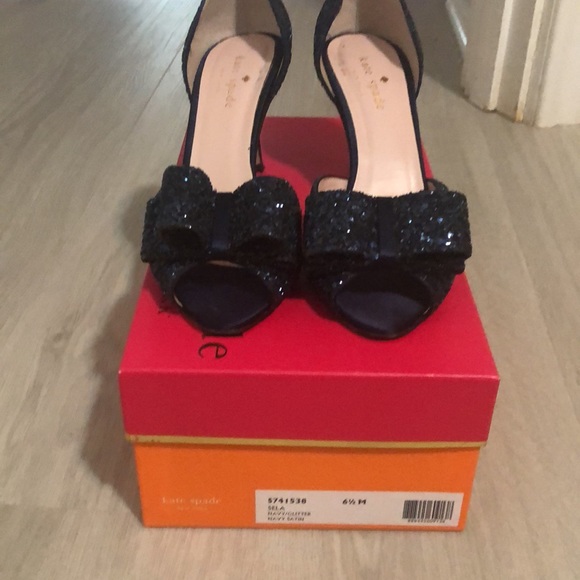Katespade sela Blue Bow heels - Picture 6 of 8